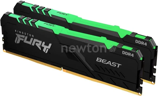 Оперативная память Kingston FURY Beast RGB 2x16GB DDR4 PC4-25600 KF432C16BB1AK2/32