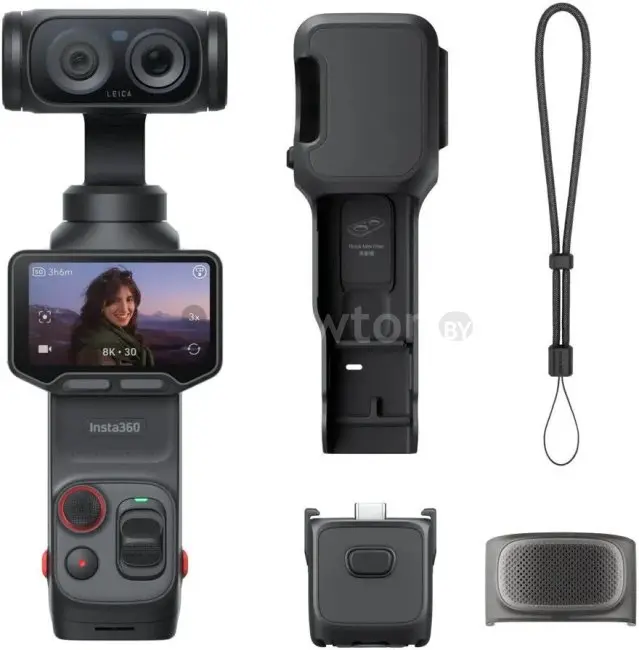 Экшен-камера Insta360 Luna Ultra Standard Bundle (черный)