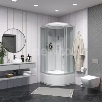 Душевая кабина Niagara NG-2309-14P 100x100x215 (матовое стекло)