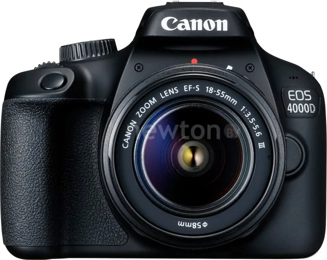 Зеркальный фотоаппарат Canon EOS 4000D Double Kit 18-55mm III + 75-300 III