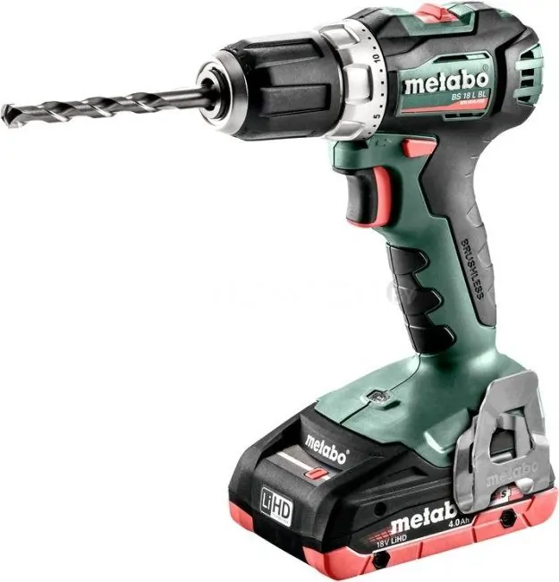 Дрель-шуруповерт Metabo BS 18 L BL 602326800 (с 2-мя АКБ 4 Ah, кейс)