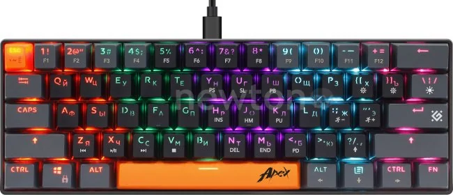 Клавиатура Defender Apex GK-002 (черный/серый)