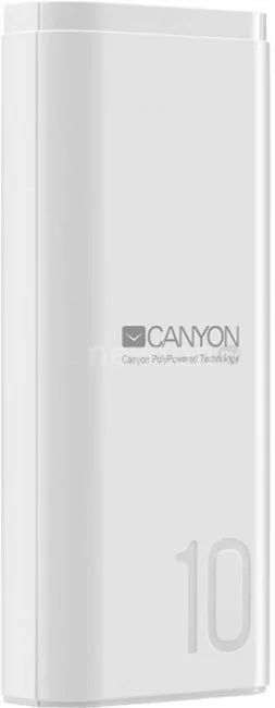 Портативное зарядное устройство Canyon PB-103 10000mAh (белый)