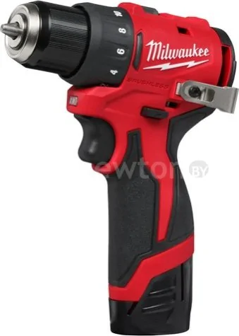 Дрель-шуруповерт Milwaukee M12 BLDDRC-202C 4933499686P42F (с 2-мя АКБ, кейс)