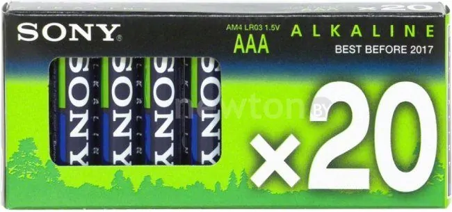 Батарейки Sony AAA 20 шт. AM4-M20X