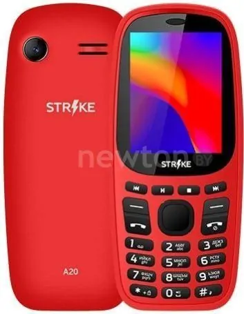Телефон Strike A20 (красный)