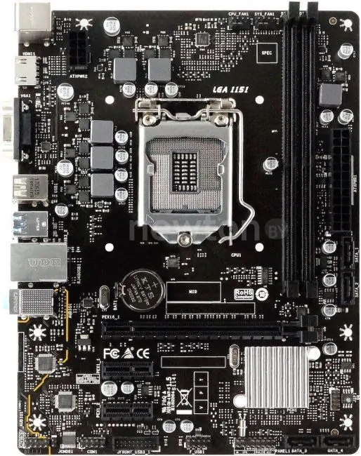Материнская плата BIOSTAR H310MHP Ver. 7.x