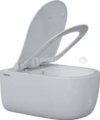 Унитаз подвесной Berges Wasserhaus Ego XL 54 с функцией биде, с сиденьем Slim SO