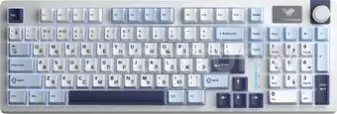 Клавиатура AULA S98 3in1 (белый/голубой/синий)