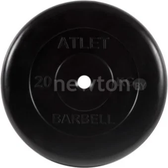 Диск MB Barbell Атлет 51 мм (1x20 кг)
