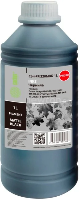 Чернила CACTUS CS-I-PFI320MBK-1L