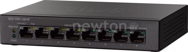 Коммутатор Cisco SG110D-08HP