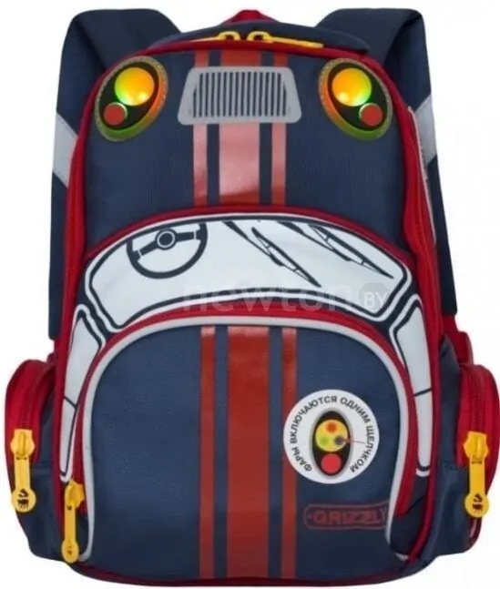 Рюкзак Grizzly RS-992-1 (синий красный)