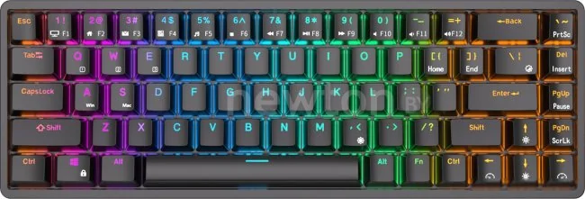 Клавиатура Royal Kludge RKG68 RGB (черный, RK Brown)
