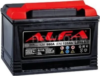 Автомобильный аккумулятор ALFA Hybrid 125 R (125 А·ч)