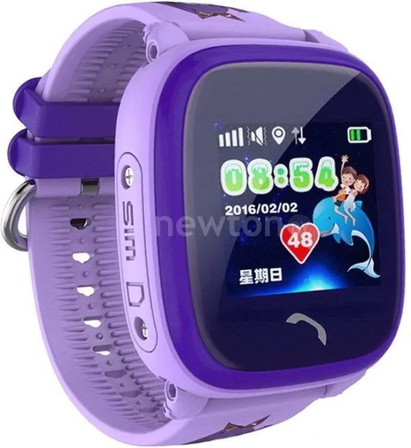 Детские умные часы Wonlex GW400S (фиолетовый)