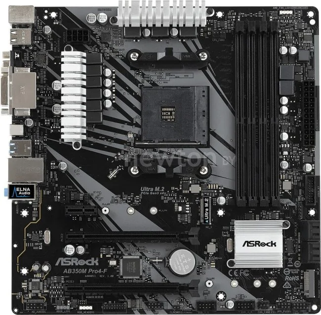 Материнская плата ASRock AB350M Pro4-F