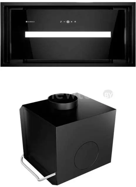 Кухонная вытяжка Globalo Saredo 60.1 + Turbina TW 3.1 (черный)