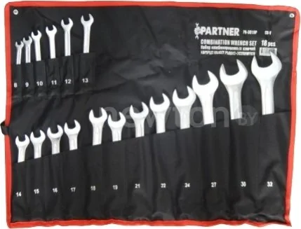 Набор ключей Partner PA-3018P (18 предметов)