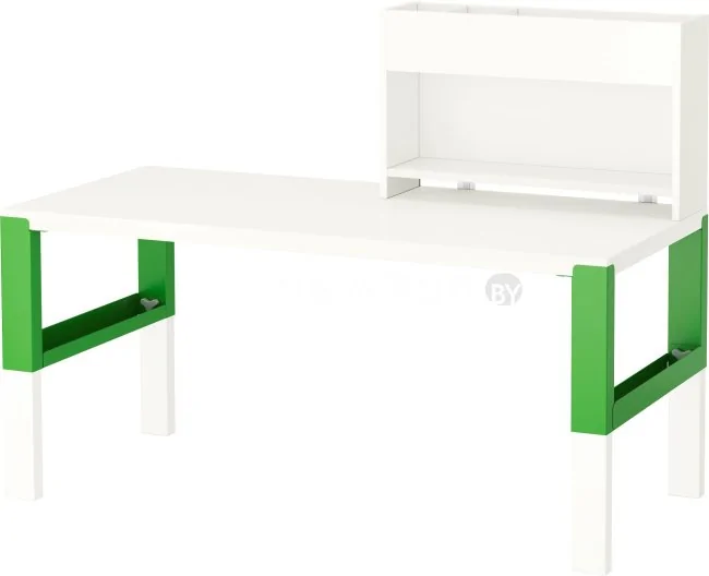 Стол Ikea Поль (белый/зеленый) 592.784.11
