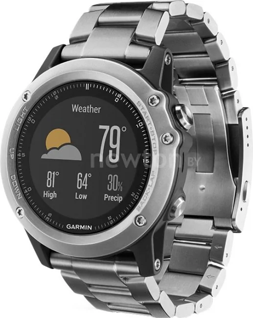 Умные часы Garmin Fenix 3 Sapphire (серебристый/серебристый) [010-01338-41]