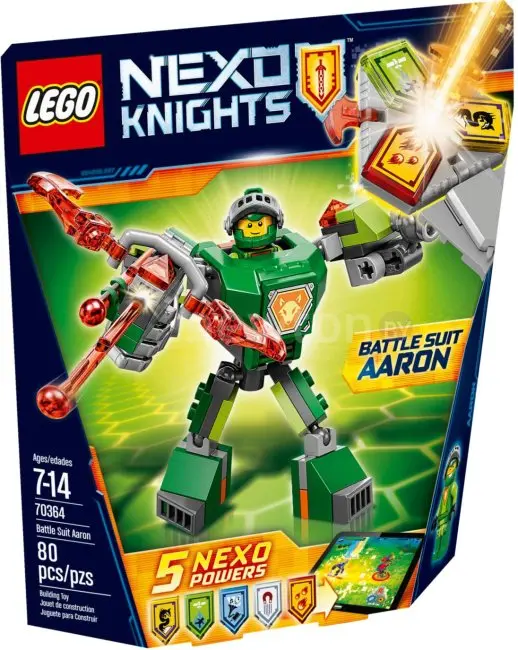 Конструктор LEGO Nexo Knights 70364 Боевые доспехи Аарона