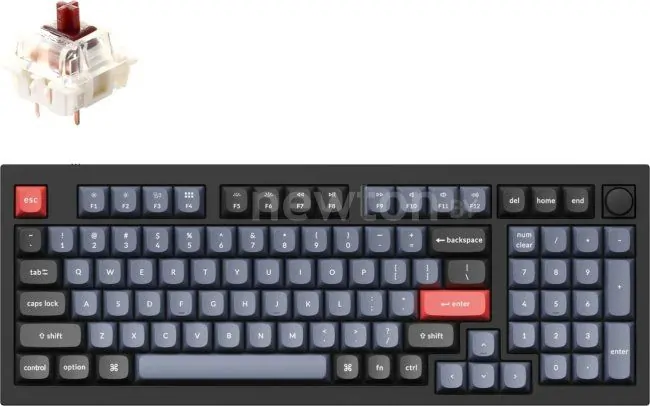 Клавиатура Keychron Q5 RGB Q5-M3-RU (Gateron G Pro Brown)