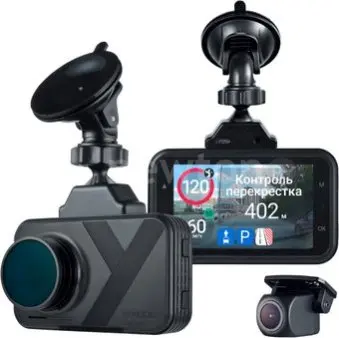 Видеорегистратор-GPS информатор (2в1) Roadgid CityGo 4 2CH (set 2)
