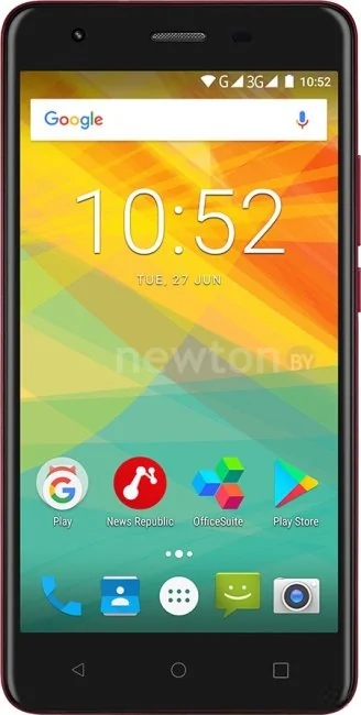 Телефон Prestigio Muze H3 (винный)