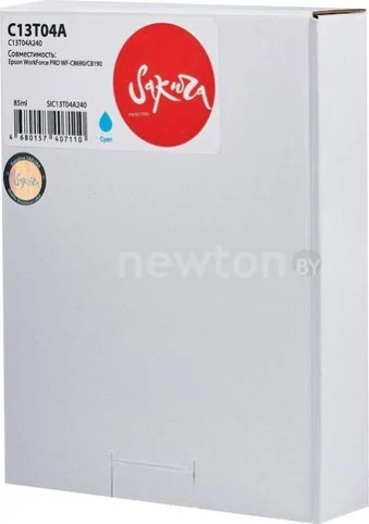 Картридж Sakura Printing SIC13T04A240 (аналог Epson C13T04A C)