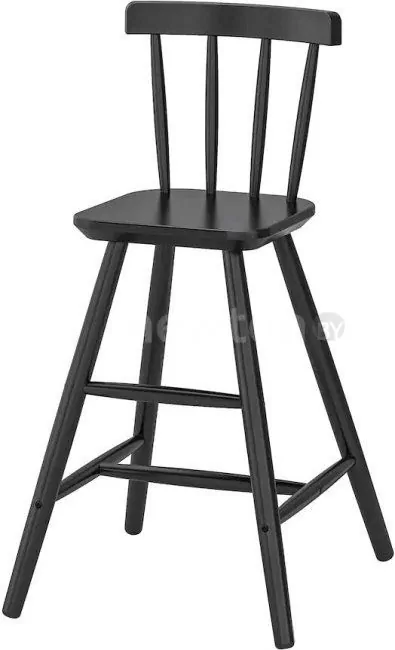 Детский стул Ikea Агам (черный) 504.670.72