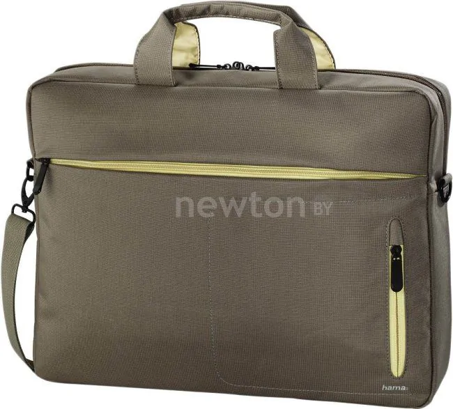 Сумка для ноутбука Hama Marseille Style 15.6 brown/yellow [00101283]