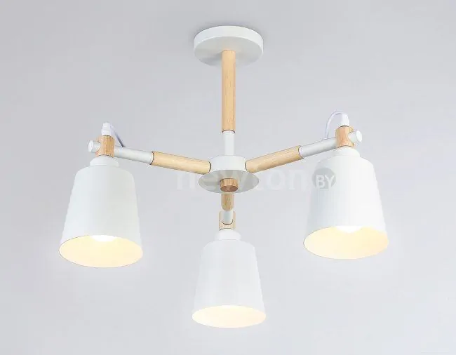 Люстра средней высоты Ambrella TR82204/3 WH/LWD