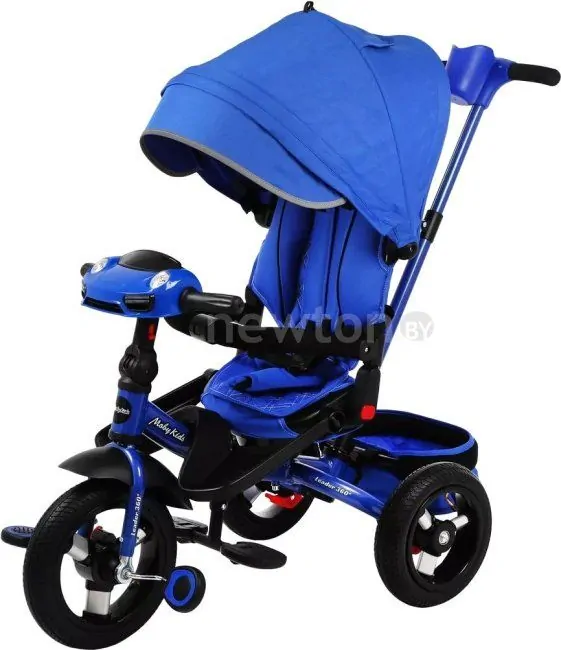 Детский велосипед Moby Kids Leader 360 12x10 AIR Car 641348 (синий)