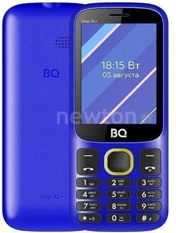 Телефон BQ-Mobile BQ-2820 Step XL+ (синий/желтый)