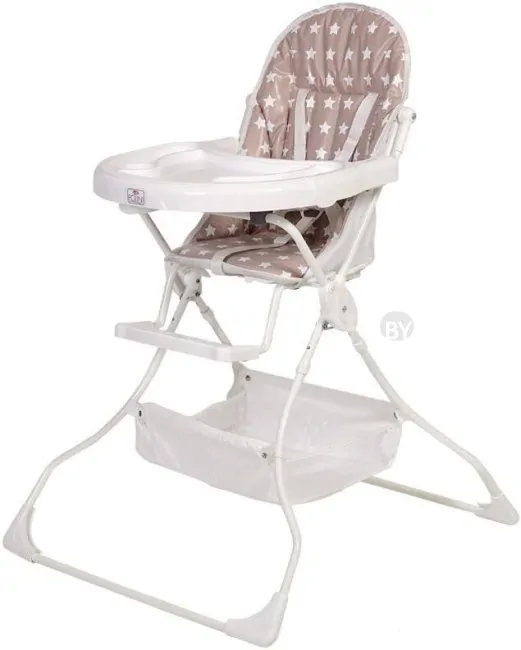 Высокий стульчик Polini Kids Disney Baby 252 (звезды, макиато/белый)