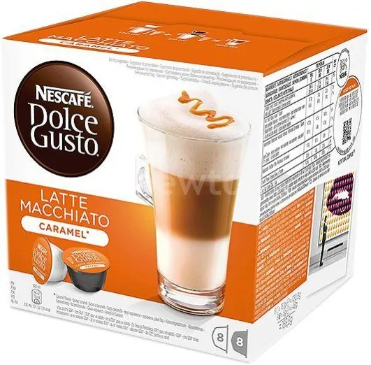 Кофе в капсулах Nescafe Dolce Gusto Latte Macchiato Caramel капсульный 16 шт (8 порций)