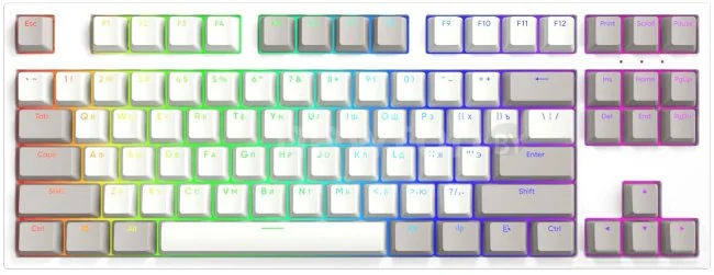 Клавиатура Red Square Keyrox TKL Classic (белый/серый)