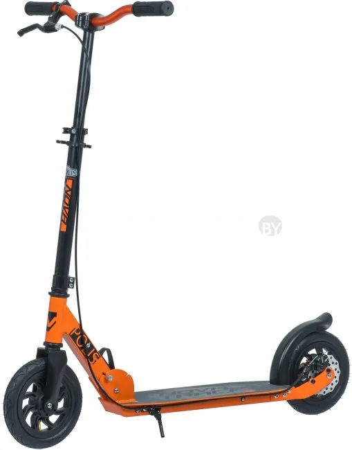 Самокат Novatrack Polis 200 Disc 200DB.POLIS.OR20 (черный/оранжевый)