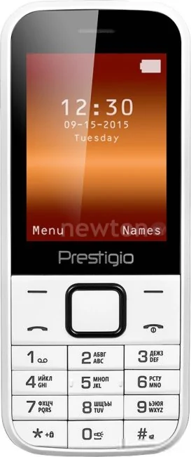 Телефон Prestigio Wize C1 (белый) [PFP1240DUO]