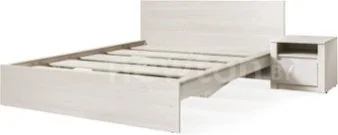 Кровать Рэйгрупп РГK 175.4x79.9x204.2 РГК BR (дуб бордолайт)