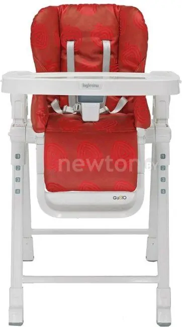 Высокий стульчик Inglesina Gusto AY94G3STF/D (красный)