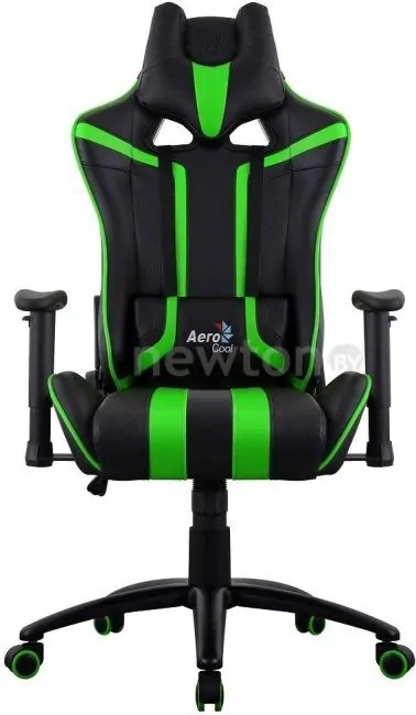 Кресло AeroCool AC120 AIR (черный/зеленый)