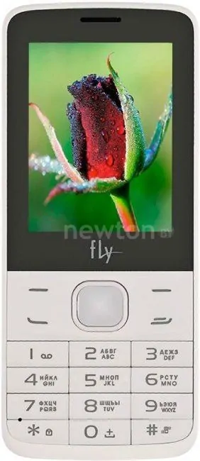 Телефон Fly FF242 White