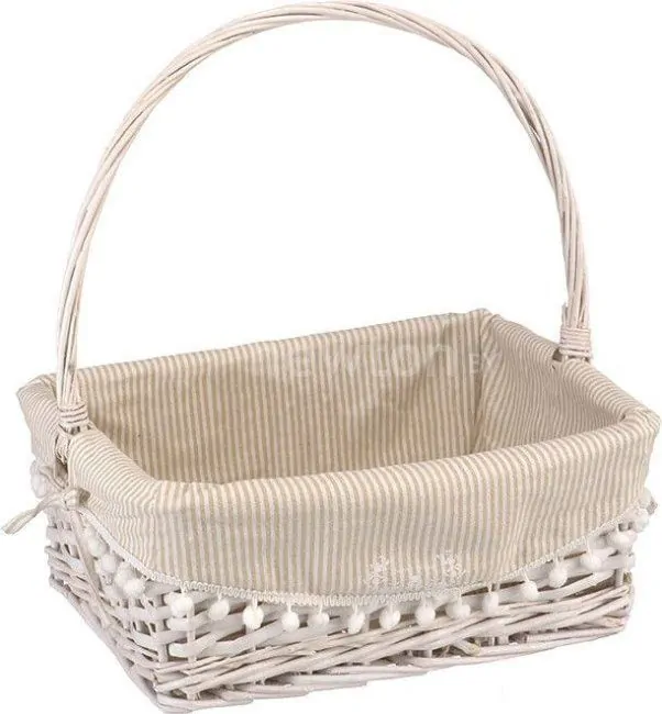 Корзина Natural House Колокольчик EW-29 L (белый)