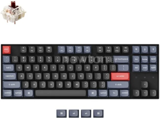 Клавиатура Keychron K8 Pro RGB K8P-H3-RU (Gateron G Pro Brown)