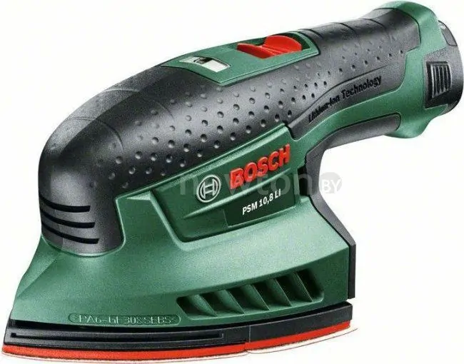 Дельташлифмашина Bosch PSM 10.8 LI (аккумулятор 2 А*ч)