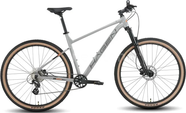 Велосипед Hagen Zero 8 29 L 2025 (серый глянец)