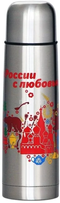 Термос Забава РК-1005М Россия 1л (серебристый)