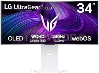 Smart монитор LG UltraGear OLED 34GX90SA-W